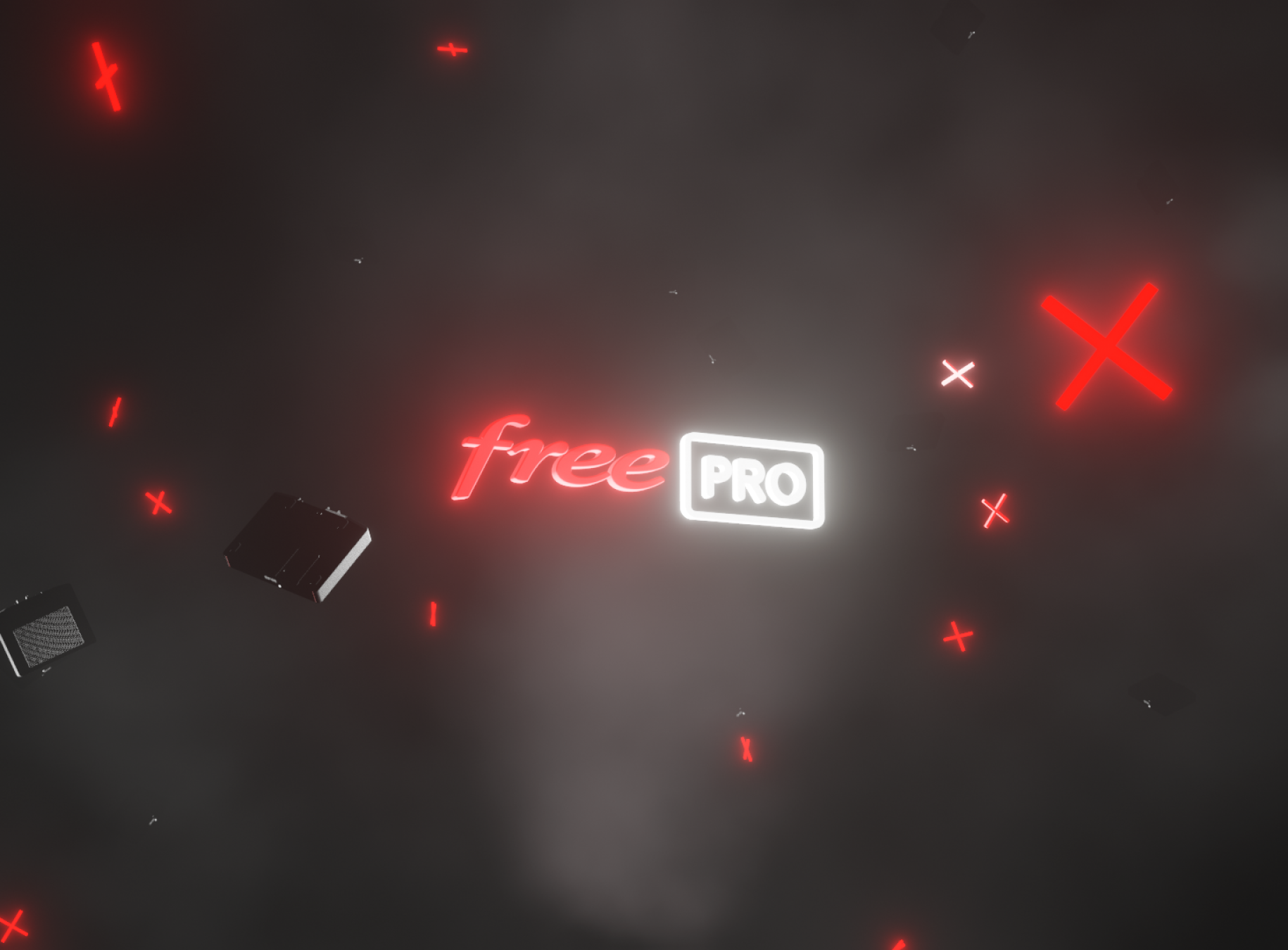 Animation 3D Freebox Pro